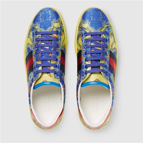 gucci floral sneakers men|gucci ace floral print sneakers.